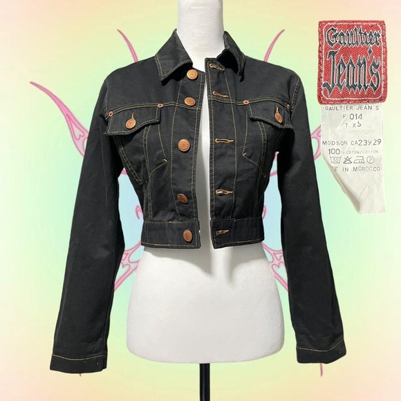 Rare 90s jean paul gaultier denim jacket - Picture 2 of 7